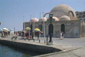 Chania (Hania) in Crete. The Janissary Mosque
