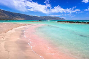 Plage d'Elafonissi, ouest de la Crète