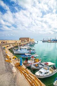 Heraklion, Crète. Vieux port