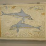 Κνωσός, τοιχογραφία με δελφίνια
