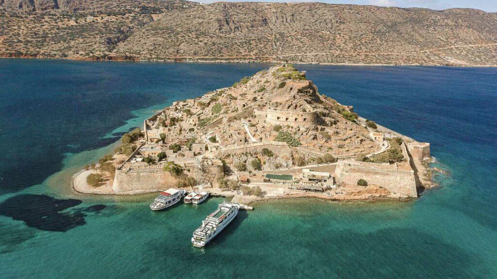 Île de Spinalonga en Crète