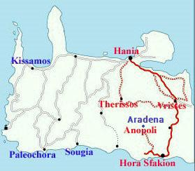 Aradena map