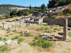 Site de Eleftherna, en Crète