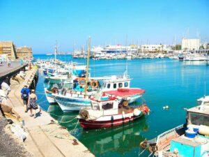 Heraklion, old Venetian harbour Heraklion, old Venetian harbour