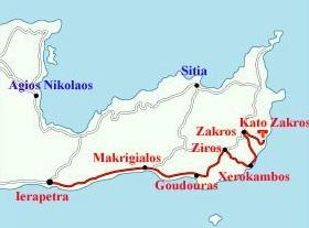 Map of Agios Nikolaos