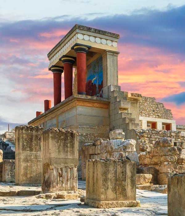 Palais de Knossos, en Crète