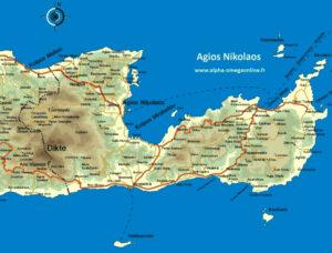 Agios Nikolaos, carte