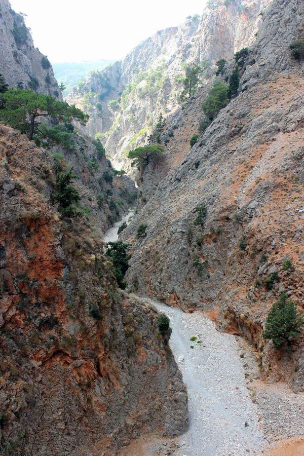 Gorges d'Aradena, à l'ouest de la Crète